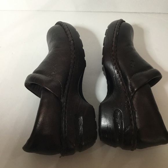 BOC Born Concepts Women’s Bronze Leather Slip On Clogs Size 7 - Picture 5 of 9